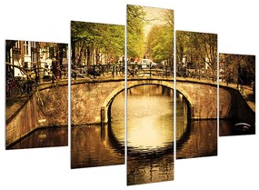 Amsterdami városkép (150x105 cm)