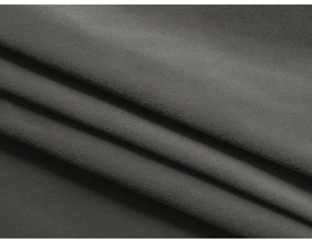 Sötétszürke kárpitozott ágyneműtartós franciaágy ágyráccsal 180x200 cm Kiana – Makamii