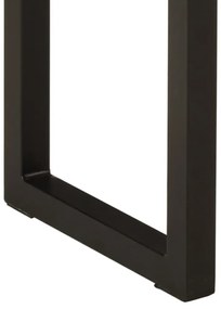 tömör mangófa konzolasztal természetes éllel 105 x 33 x 76 cm
