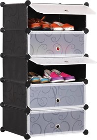 Moduláris cipősszekrény 5 szint