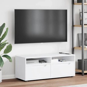 VISNES fehér szerelt fa TV-szekrény 100x40x38 cm