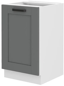 Alsó konyhaszekrény a mosogató alá Lucid 50 ZL 1F BB (dustgrey + fehér). 1045539