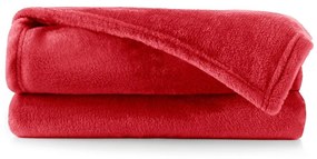 Mic piros mikroszálas takaró, 160 x 210 cm - DecoKing