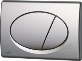 AlcaPLAST M72 Delfin nyomólap, króm-matt