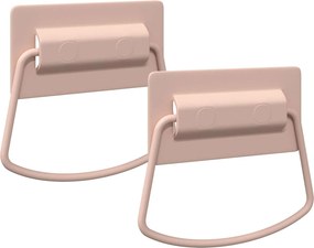 vidaXL Szekrény Fogantyúk 2 pcs Rózsaszín 85 x 45 mm Fém