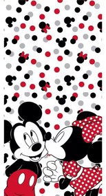 Minnie és Mickey Egér Love You Törölköző 70x140 cm