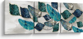 Kép - Toll illusztráció (órával) (90x30 cm)