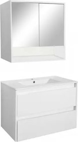 Porto 80 komplett fürdőszoba bútor fehér színben