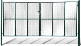 vidaXL hálós kerti kapu 400 x 175 cm