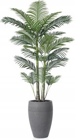 Mesterséges pálma Areka 240 cm nagy dekoratív növény cserépben
