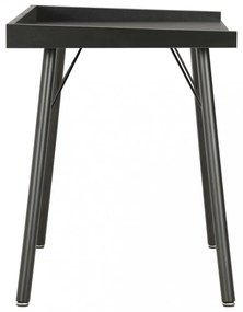 fekete íróasztal 90 x 50 x 79 cm