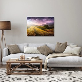 Tájkép (üvegen) (70x50 cm)
