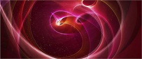 Kép - Világos vonalak (120x50 cm)