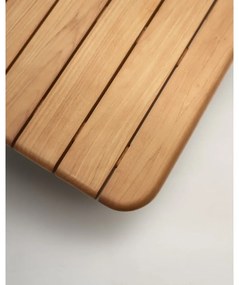 Teakfa kerti dohányzóasztal 70x70 cm Turqueta – Kave Home