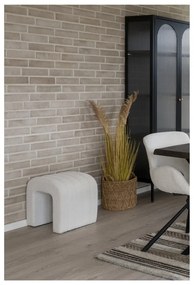 Fehér buklé puff Colma – House Nordic