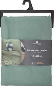 Paplanhuzat Zöld pamut 140 x 200 cm