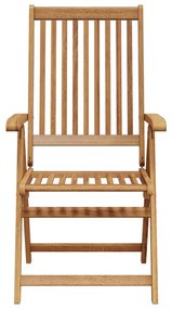 8 db összecsukható tömör akácfa kerti szék