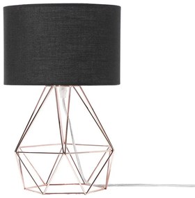 Rézszínű fém asztali lámpa 35 cm MARONI Beliani