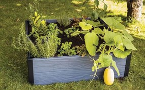 Keter Kerti virágláda MAPLE SQUARE  szürke