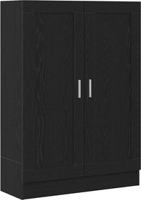 vidaXL Könyvespolc Fekete tölgy 82,5 x 30,5 x 115 cm Faanyag