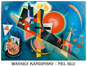 Művészeti nyomat Kandinsky - Nel Blu, Wassily Kandinsky