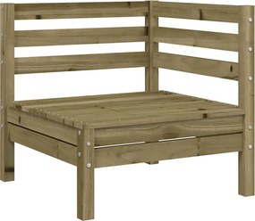 vidaXL impregnált fenyőfa kerti sarokkanapé