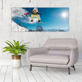 Kép - Snowboardos (120x50 cm)