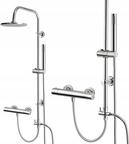 Zuhanyoszlop Zuhany Termosztát Csaptelep Termosztáttal