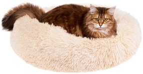 PreHouse Kutya-macskaágy plüss 80cm - krém