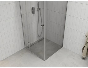 Mexen Roma zuhanykabin 90x90cm, 6mm üveg, króm profil-átlátszó üveg, 854-090-090-01-00