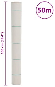 fehér PP talajtakaró membrán 1x50 m