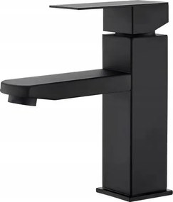 Mosdó Csaptelep Álló Csaptelep Szimpla Szögletes Fekete
