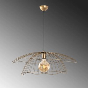 Mantar 6503-XL arany fém függőlámpa, Ø70 cm