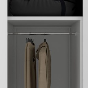 DAWID D600 fehér zárható takarítószekrény 900 x 1850 x 600 mm