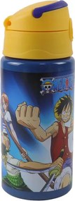 One Piece Crew alumínium szívószálas kulacs akasztóval 500 ml