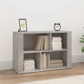 betonszürke szerelt fa tálalószekrény 80x30x54 cm