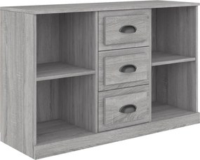 vidaXL szürke sonoma színű szerelt fa tálalószekrény 104,5x35,5x67,5cm