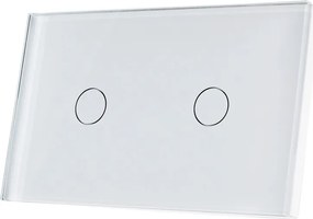 Érintőkapcsoló 1+1 Dupla Wifi Tuya Kapcsoló Üveg Érintkező