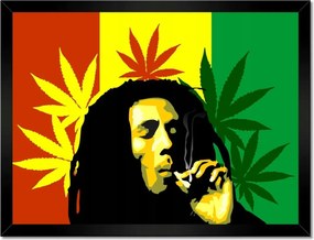 Poszterek keretben 40x30 Rastaman Bob Marley