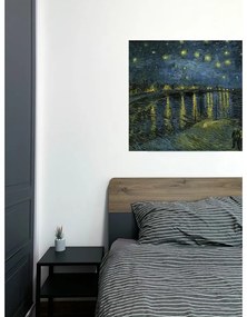 Reprodukciós kép 90x70 cm The Starry Night, Vincent van Gogh – Fedkolor
