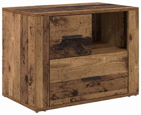 Éjjeliszekrény fiókkal Régi fa 60 x 36 x 45 cm Faanyag