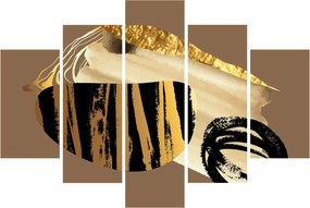 Kép - Absztrakció aranybarna N⁰2 (150x105 cm)