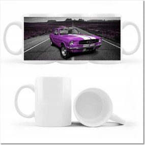 Fotó bögre Lila Ford Mustang