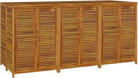 vidaXL tömör akácfa kerti tárolóláda 210 x 87 x 104 cm