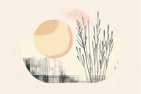 Poszter 91,5x61cm Pasztell Kelet