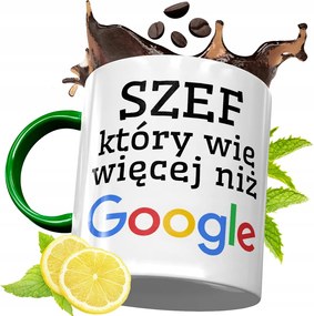 Zöld Bögre A Főnöknek Születésnapi Ajándék fényképes nyomtatással