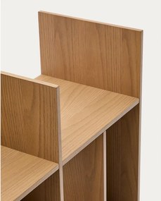 Natúr színű moduláris polcrendszer tölgyfa dekorral 80x80x25 cm Ina – Kave Home