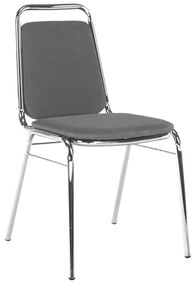 TEM-Zeki modern rakásolható fémvázas szék mesh kárpitozással