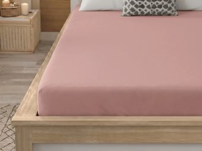 Mikroszálas lepedő MICROVELLE világos rózsaszín 90x200 cm