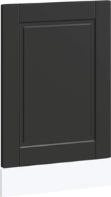 vidaXL mosogatógép panel "Porto" Fekete 45x1,5x67 cm Mérnöki fa